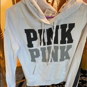 PINK white hoodie!